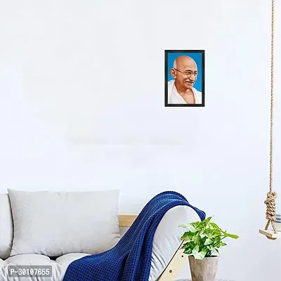 Mahatma Gandhi Ji Photo With Frame (12*8 inches )-thumb3