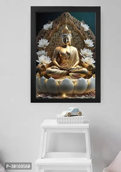 Lord Gautam Buddha Art Photo Frame-thumb2