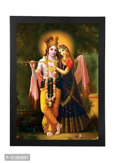 Radha Krishna Photo Framed Painting Wall Frames