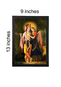 Radha Krishna Photo Framed Painting Wall Frames-thumb2