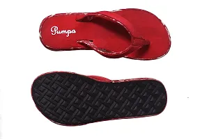 Belotna UA01 SOFT Women's Orthopaedic and Diabetic Comfort Dr Sliders and House Slipper's Flipflops and Women's Slides (Red, numeric_7)-thumb1