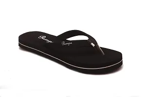 BELOTNA UA 05 Orthopaedic Diabetic Comfort Dr Slippers and Flipflops For Women's and Girl's House Home Daily Use Chappal (Black, numeric_8)-thumb3