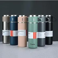 Stylish Stainless Steel Solid Thermos Flask Bottle-thumb2