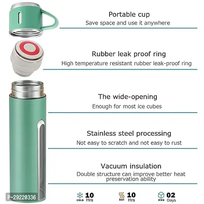 Stylish Stainless Steel Solid Thermos Flask Bottle-thumb3