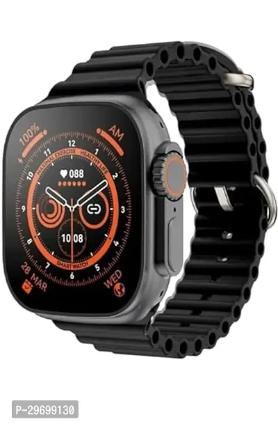 Stylish LCD Electronic Smart Watch With Bluetooth Connectivity-thumb0