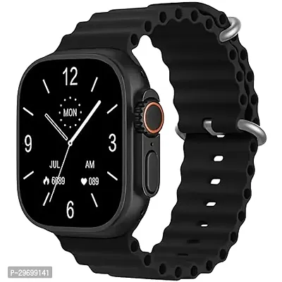 Stylish LCD Electronic Smart Watch With Bluetooth Connectivity-thumb0