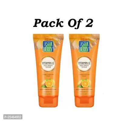 Asta Berry Vitamin-C Face Wash (60ml), Pack Of 2