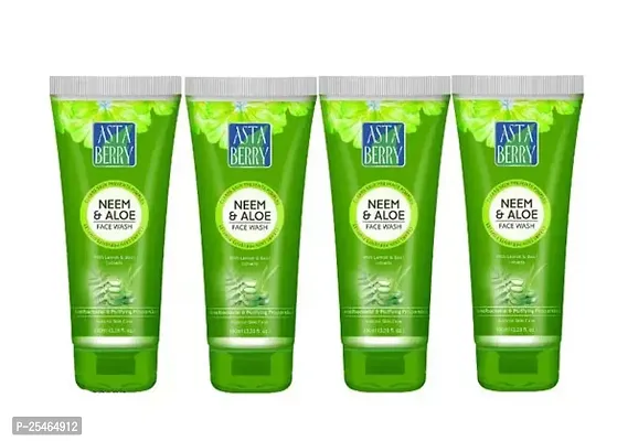 ASTA BERRY NEEM  ALOE FACE WASH (PACK OF 4)-thumb0