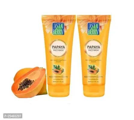 ASTA BERRY PAPAYA FACE WASH (PACK OF 2)