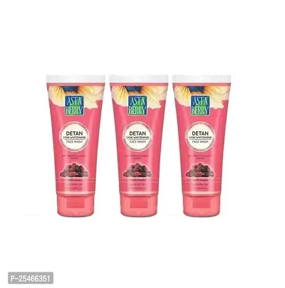 ASTABERRY Skin Whitening (Pack of 3) Reduces Pigmentation Face Wash