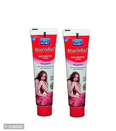 BLUE VALLEY Hair Removal Cream for Men And Women Both Pack of 2-thumb0