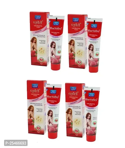 BLUE VALLEY hair removal cream for men and women Cream Pcs 4