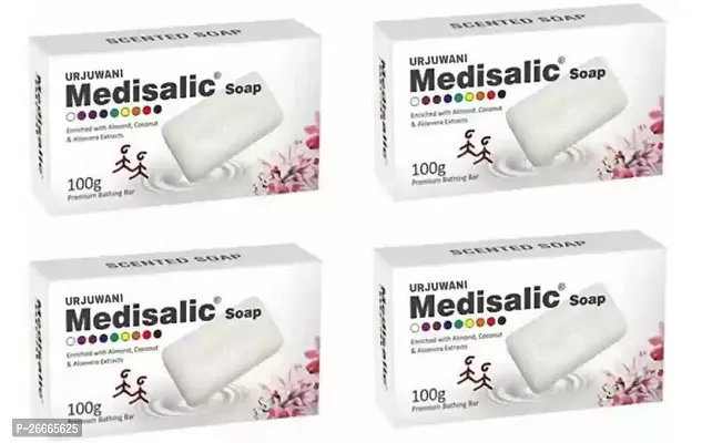 Medisalic Soap Each Of  100g ( Pack of 4 )-thumb0