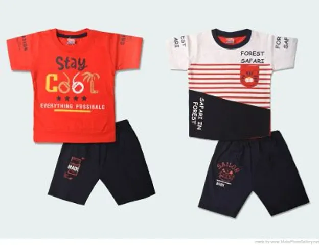 Classic Clothing Set For Boys Pack Of 2