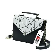 Stylish Multicoloured Artificial Leather Solid Sling Bags For Women-thumb2