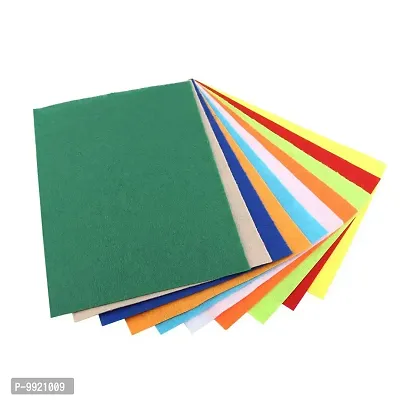 10 Pieces of Felt Fabric Felt Sheets Set 20x30cm Nose Pads Non-Woven Fabric Craft Felt Felt Paper DIY Craft Sets for Sewing Materials Sewing Fabric Patchwork Arts and Crafts-thumb2