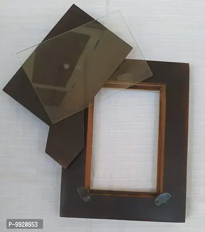 CANVASS? Handcrafted Beautiful Photo Frame Made of Sheesham Wood & Resin-thumb2