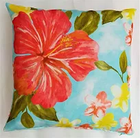 CANVASS? 3D Decorative Designer Digital Print Reversible Throw/Pillow Cushion Covers - (Multi Color, 18 inch x 18 inch)-thumb2