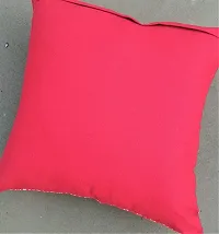 CANVASS? Decorative Cotton Hand Made Jaipur Block Print Throw/Pillow Cushion Cover - (16 X 16 INCHES)-thumb3