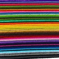 CANVASS? 40 pcs Non Woven Felt Fabric 1mm Thickness Polyester Cloth Felts DIY Bundle for Sewing Dolls Crafts20x30 cm A4-thumb1