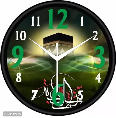 Designer Black Plastic Analog Wall Clock