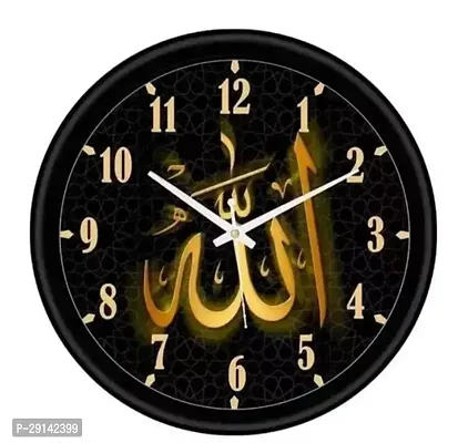 Designer Black Plastic Analog Wall Clock-thumb0