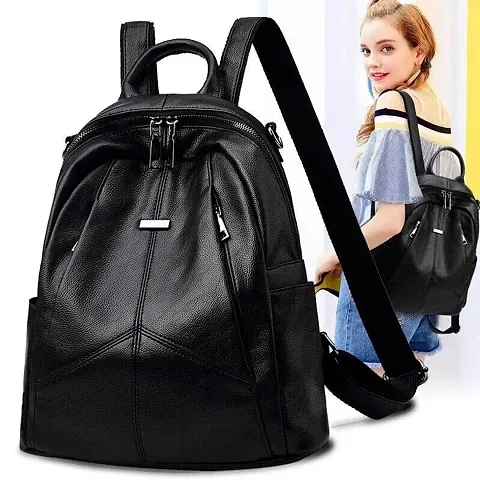 Classy Solid Backpacks for Women