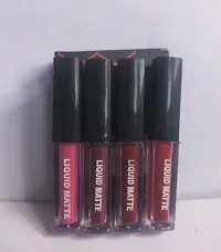 The Red Edition Matte Liquid Lipstick 4pcs-thumb2