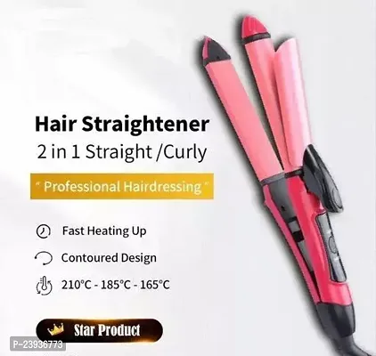 Hair Styler 2 In 1 Hair Styler Hair Curler Straightener-thumb0