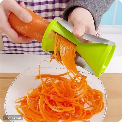 Dhyani Vegetable Slicer, Veggie Pasta Spaghetti Maker Spiral Cutter Vegetables, Spiralizer Cutter Kitchen Gadgets Zucchini Zoodle Maker.-thumb4