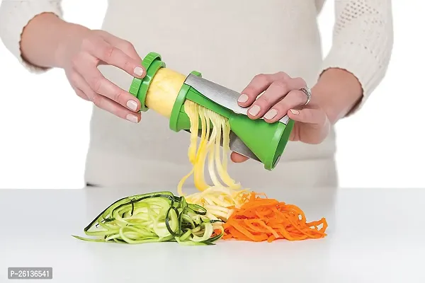 Dhyani Vegetable Slicer, Veggie Pasta Spaghetti Maker Spiral Cutter Vegetables, Spiralizer Cutter Kitchen Gadgets Zucchini Zoodle Maker.-thumb5