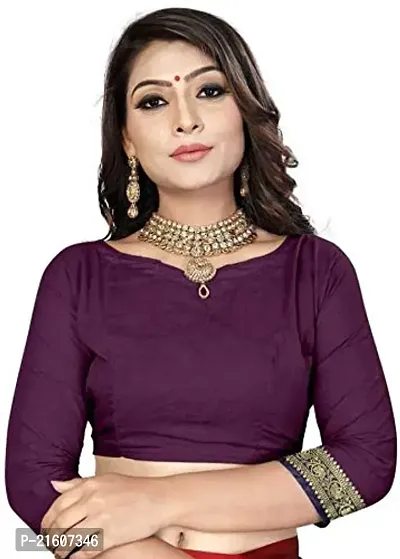 Fancy Cotton Silk Saree with Blouse Piece for Women-thumb3