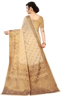 Fancy Cotton Silk Saree with Blouse Piece for Women-thumb1