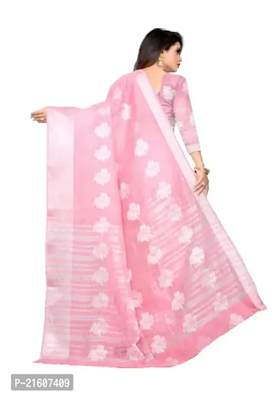 Fancy Cotton Silk Saree with Blouse Piece for Women-thumb3