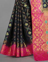 Fancy Cotton Silk Saree with Blouse Piece for Women-thumb2