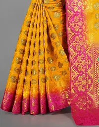 Fancy Cotton Silk Saree with Blouse Piece for Women-thumb1