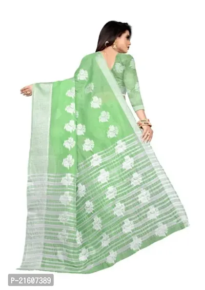 Fancy Cotton Silk Saree with Blouse Piece for Women-thumb3