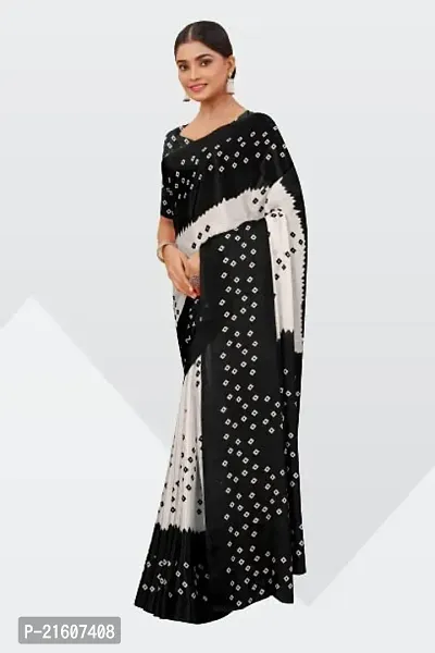 Fancy Cotton Silk Saree with Blouse Piece for Women-thumb2