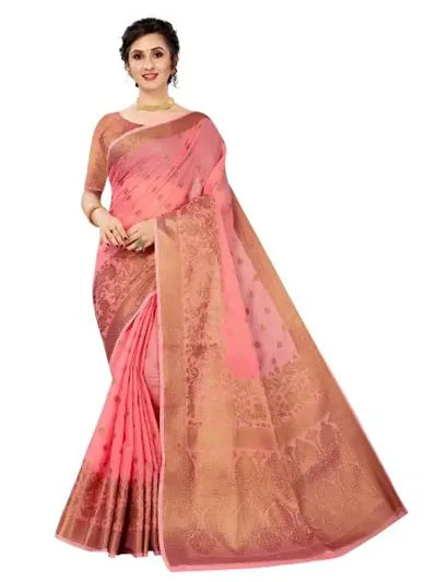 Must Have Cotton Silk Saree With Blouse piece