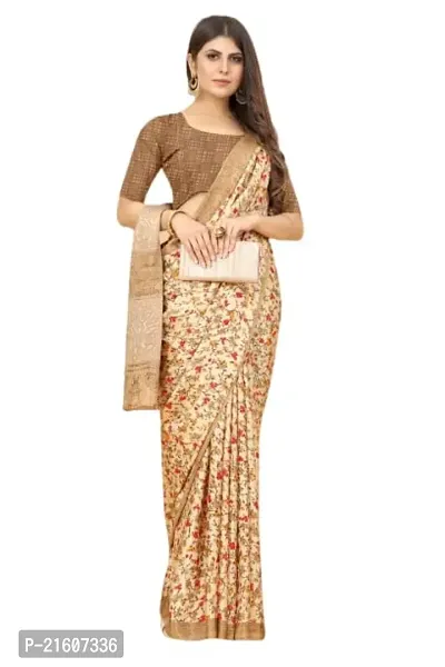 Fancy Cotton Silk Saree with Blouse Piece for Women-thumb0