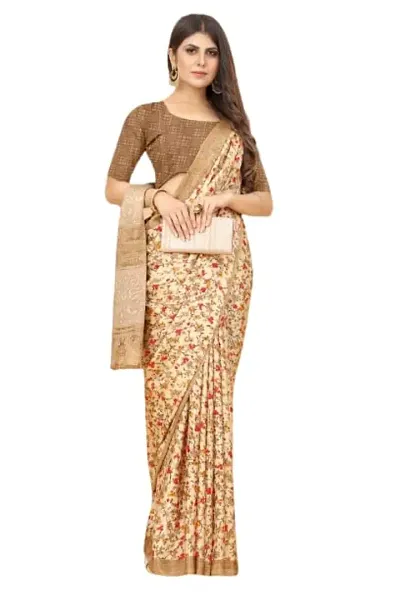 Fancy Silk Saree with Blouse Piece for Women