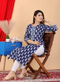 Stylish Cotton Printed Kurta Bottom Set For Women-thumb4