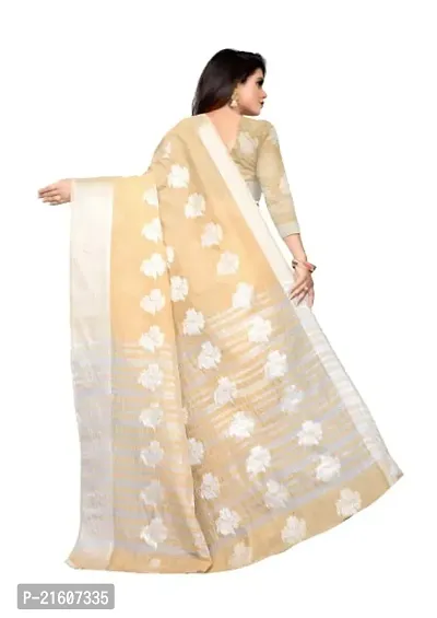 Fancy Cotton Silk Saree with Blouse Piece for Women-thumb2