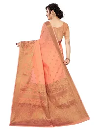 Fancy Cotton Silk Saree with Blouse Piece for Women-thumb1