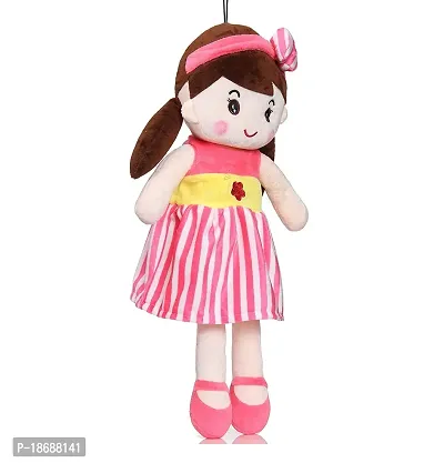 PICKPO TOYS, Supersoft Stuffed Girl Cute Suzuka Doll -Polyfill Washable Cuddly Soft Plush Toy (Cute Doll -Pink)-thumb3