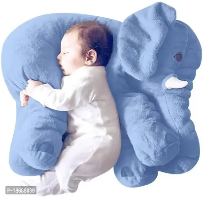 PICKPO TOYS, Stuffed Animal Elephant Soft Toy for Baby of Plush Hugging Pillow Soft Toy for Kids BOY/GIRL (60 cm, Blue)-thumb0