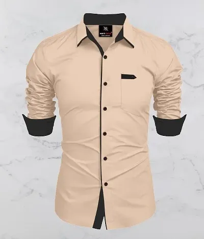 Best Selling Cotton Blend Long Sleeves Casual Shirt 