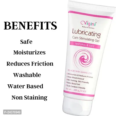 Vigini Lube Lubricants Lubrication Massage Water Based Gel Female Women 100 G-thumb2