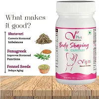 Vigini Plus 100% Natural Actives Bust Breast Body Toner Enhancement Growths  Enlargement Shaping Capsule for Women With Safe  Powerful Herbal Ayurveda Ingredients 30 Capsule-thumb2