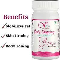 Vigini Plus 100% Natural Actives Bust Breast Body Toner Enhancement Growths  Enlargement Shaping Capsule for Women With Safe  Powerful Herbal Ayurveda Ingredients 30 Capsule-thumb3